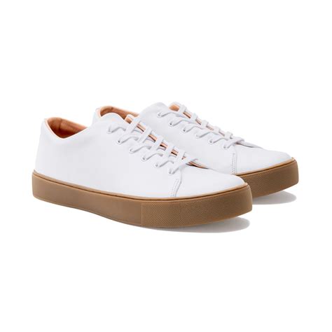 Crown Northampton Overstone Derby - All White Calf Leather Sneakers