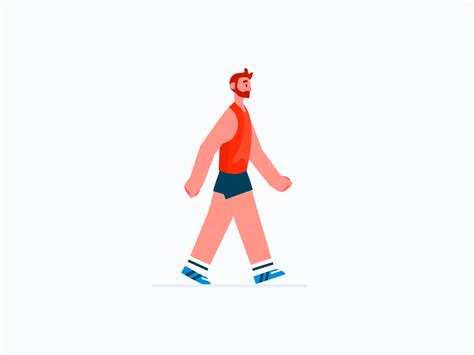 Character animation after effects - 2d walk cycle animation by Mograph ...