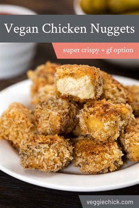 Vegan Chicken Nuggets (Super Crispy! + GF option) - Veggie Chick