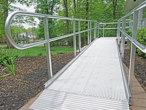 Aluminum Wheelchair Ramps | Open-Mesh Aluminum Handicap Ramps