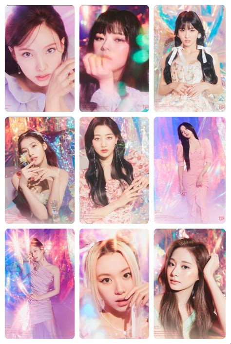 Twice TASTE OF LOVE photocards | Photo cards, Printable photo card, Photocard