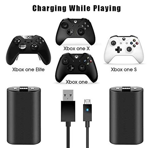 Xbox One Controller Rechargeable Battery Pack Charge Kit