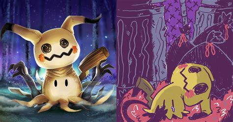 Pokémon: 10 Mimikyu Fan Art That Are A Tad Creepy