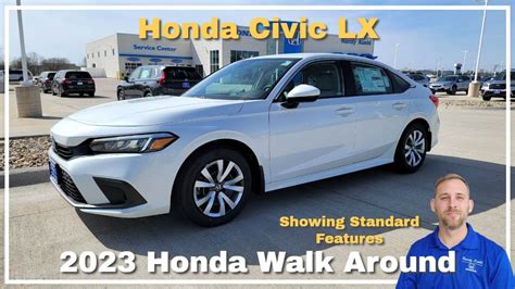 2023 Honda Civic LX Walkaround | Standard Features Demo - YouTube