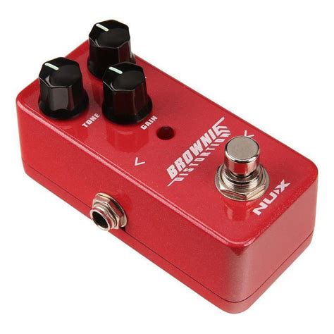 PEDAL DE DISTORSIÓN NUX NDS-2 BROWNIE DISTORTION