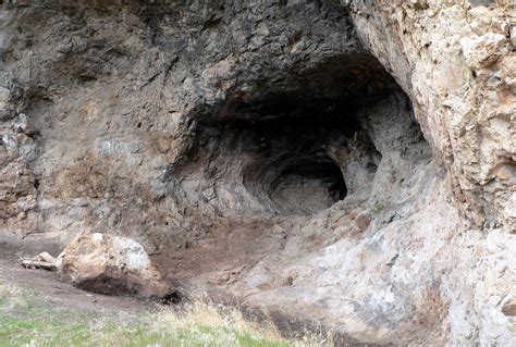 Native American Cave Dwelling, Rocky Canyon, North of Eagle, Idaho