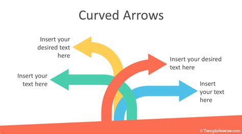 Curved Arrows PowerPoint Template - Templateswise.com