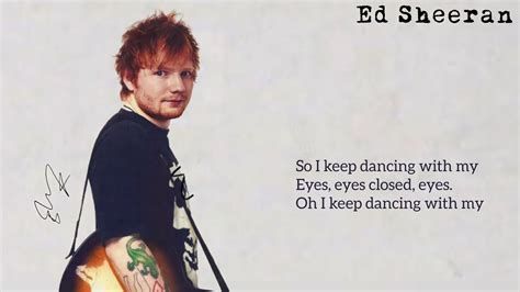 Ed Sheeran - Eyes Closed (Lyrics) - YouTube