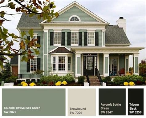 Exterior Paint Colors In Green at Aaron Pierce blog