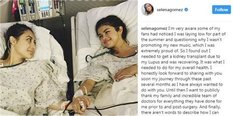 Selena Gomez Finally Reveals the Special Person who Donated her a Kidney