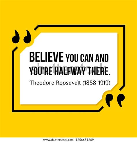 Vector Illustration Quote Believe You Can Stock Vector (Royalty Free) 1256651269 | Shutterstock