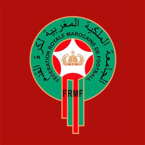 Morocco Football Federation Logo with National Flag Editorial ...