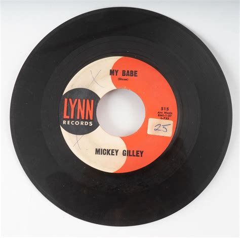 MICKEY GILLEY My Babe / Lonely Lonely Nights- Lynn Records 515 VG 1961 ...