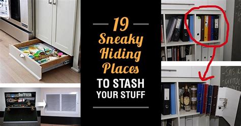 19 Sneaky Hiding Places Around The Home To Stash Your Stuff