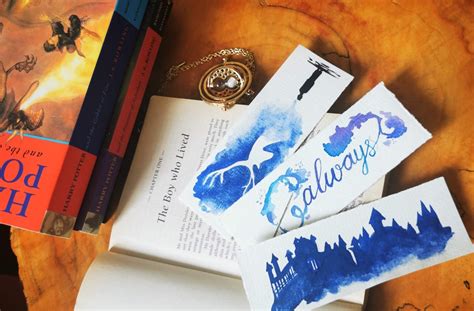 Watercolour Harry Potter Bookmarks - Etsy