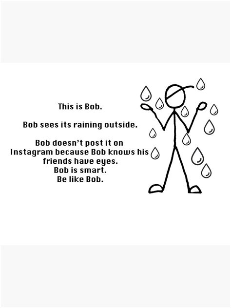 Be Like Bob Meme Template