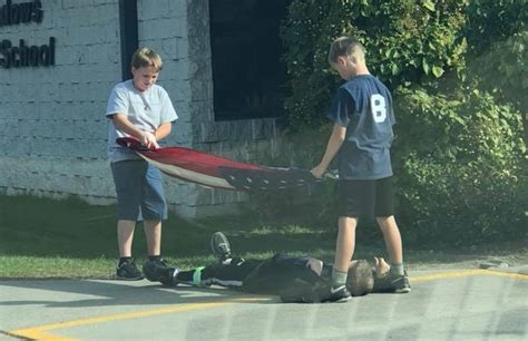 Photo of boys taking down U.S. flag at Idaho elementary school goes viral - WSVN 7News | Miami ...