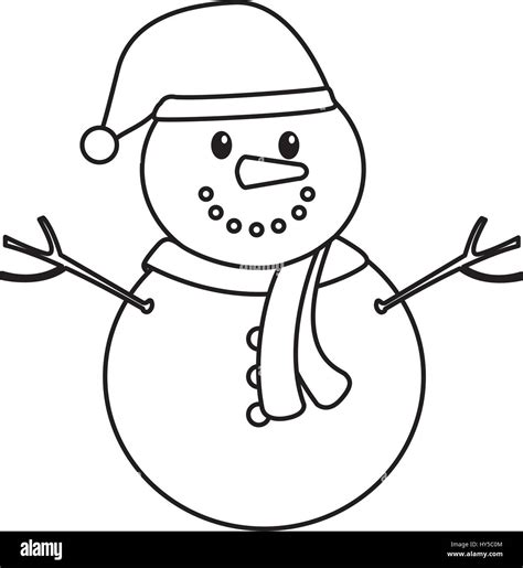 Snowman poster Black and White Stock Photos & Images - Alamy