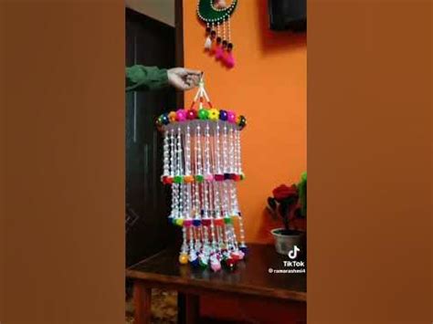 Jhumar Pallet Design//Jhumar Design//Wall Hanging #jhumardesign #jhumar #room decor - YouTube