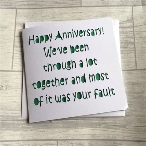 Funny Printable Anniversary Cards