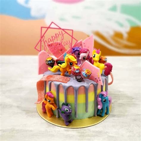 Little Pony Rainbow Drip Cake – Nanatang