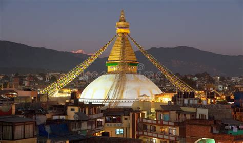 Boudha or Bodhnath Stupa - Kathmandu - Nepal Stock Photo - Image of ...