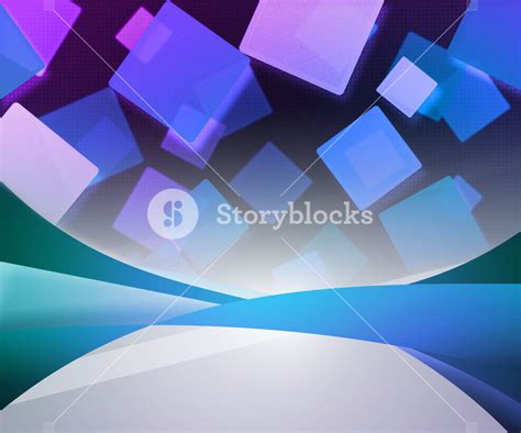 Blue Abstract Shapes Background Royalty-Free Stock Image - Storyblocks