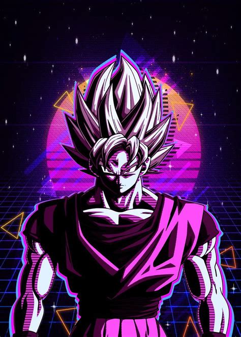 Free download | GOKU' Poster Print by The Master, purple goku HD phone wallpaper | Pxfuel