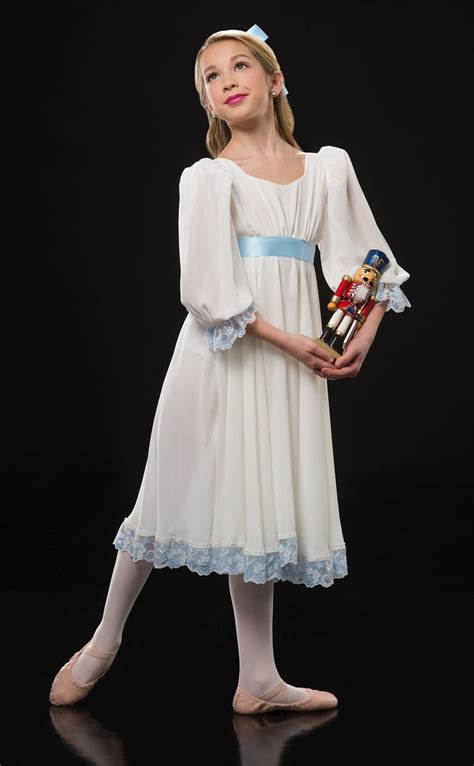 Nutcracker Clara Night Gown Ballet TuTu Costume Stage Ballet Dress Mary Night Gown Dance Wear ...