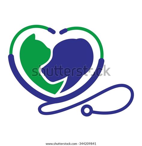 Cat Dog Logo Vector Stock Vector (Royalty Free) 344209841 | Shutterstock