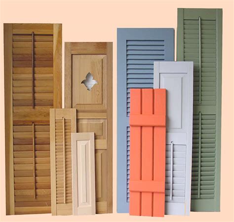 Shutters: Wooden Exterior Shutters