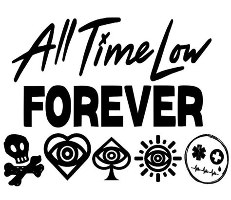 All Time Low Logo Font