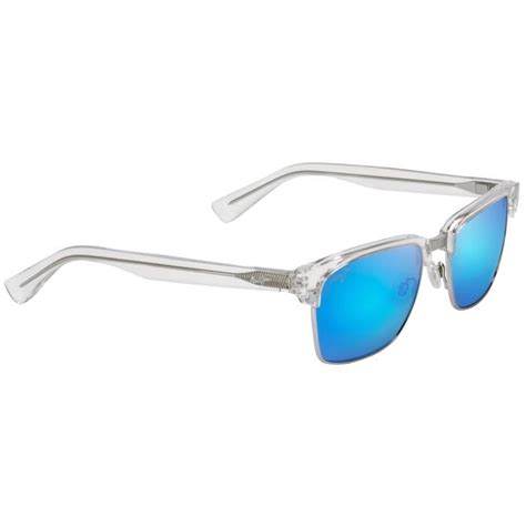 Maui Jim Kawika Polarized Classic Crystal Sunglasses Blue Hawaii Lens - Carl's Golfland