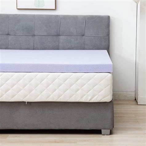 Mecor 4 Inch 4” Mattress Topper Full Size-100% Gel Infused Memory Foam Mattress Topper w ...