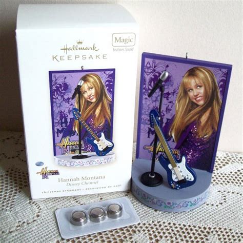 Hannah Montana Hallmark Magic Musical Christmas Ornament 2008