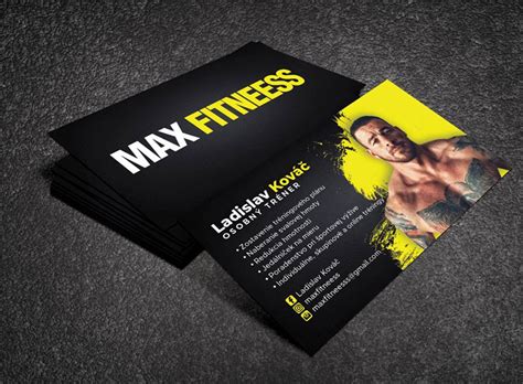 Personal trainer business cards examples to inspire your own