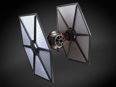 another good 3d model, with interior | Tie fighter, Star wars, 3d model