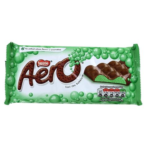 Nestle Aero Mint - Big Bubbly Bar - 4.23oz (120g) Fudgy Brownies ...