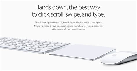 Magic Keyboard, Magic Mouse 2, and Magic Trackpad 2 are absolutely gorgeous