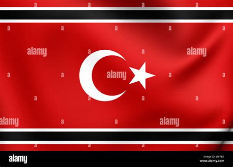 3D Flag of the Free Aceh Movement Stock Photo - Alamy