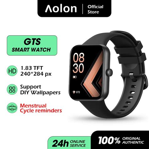 Aolon GTS 2024 Smart Watch Waterproof Original Fitness Sports Bluetooth Call Smartwatch For Men ...