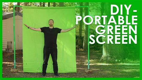 DIY - PORTABLE GREEN SCREEN - YouTube