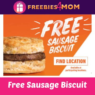 *Expired* ⭐️Free Sausage Biscuit at Hardee's Sept. 30 - Freebies 4 Mom