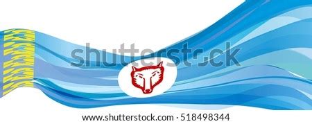 Light Blue Flag Of The Gagauz People Stock Photo 518498344 : Shutterstock