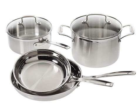 Cuisinart Multiclad Pro Stainless Steel 6-Piece Cookware Set $109.99