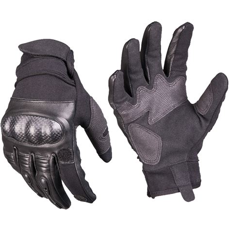 Mil-Tec Tactical Leather Gloves Gen 2 Black | Gloves | Military 1st