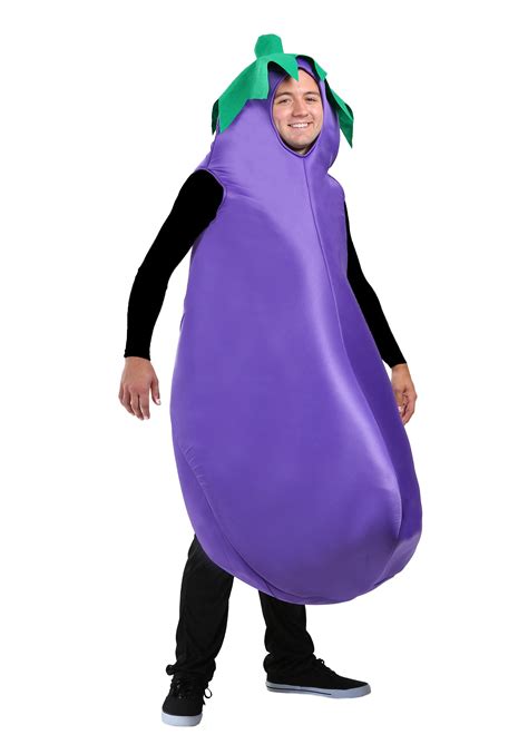 Adult Purple Eggplant Costume | Funny Food Costumes