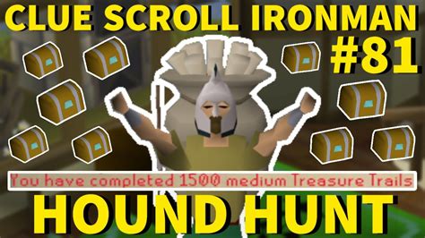 Hunting the FINAL Unique! (150+ Clues) - Clue Scroll Ironman #81 (Hound Hunt) - YouTube