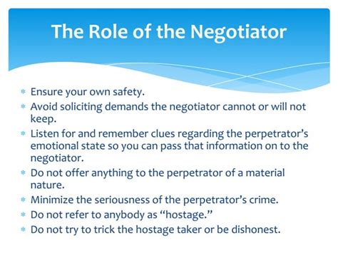 15 crisis hostage negotiation | PPT