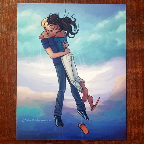 Percy Jackson Jason Grace & Piper Mclean Flying Print - Etsy